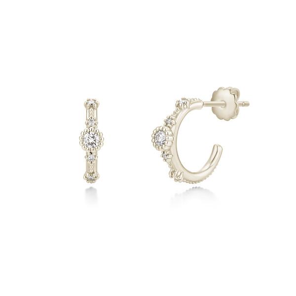 Coronet Earrings [Hoop]