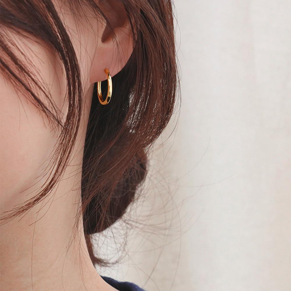 골드앤디어 14K 데일리 원터치 링귀걸이