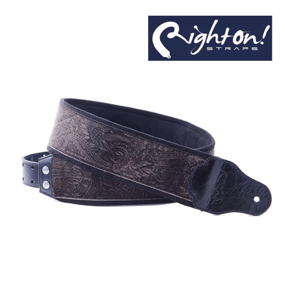 라이트온 Cashmere 기타 스트랩 회갈색