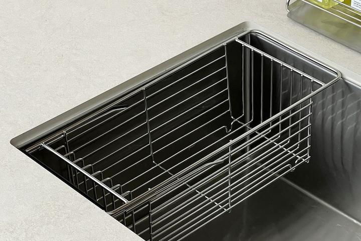304 스텐 식기건조대 싱크대 건조망 미니 슬림 틈새 슬라이딩 통