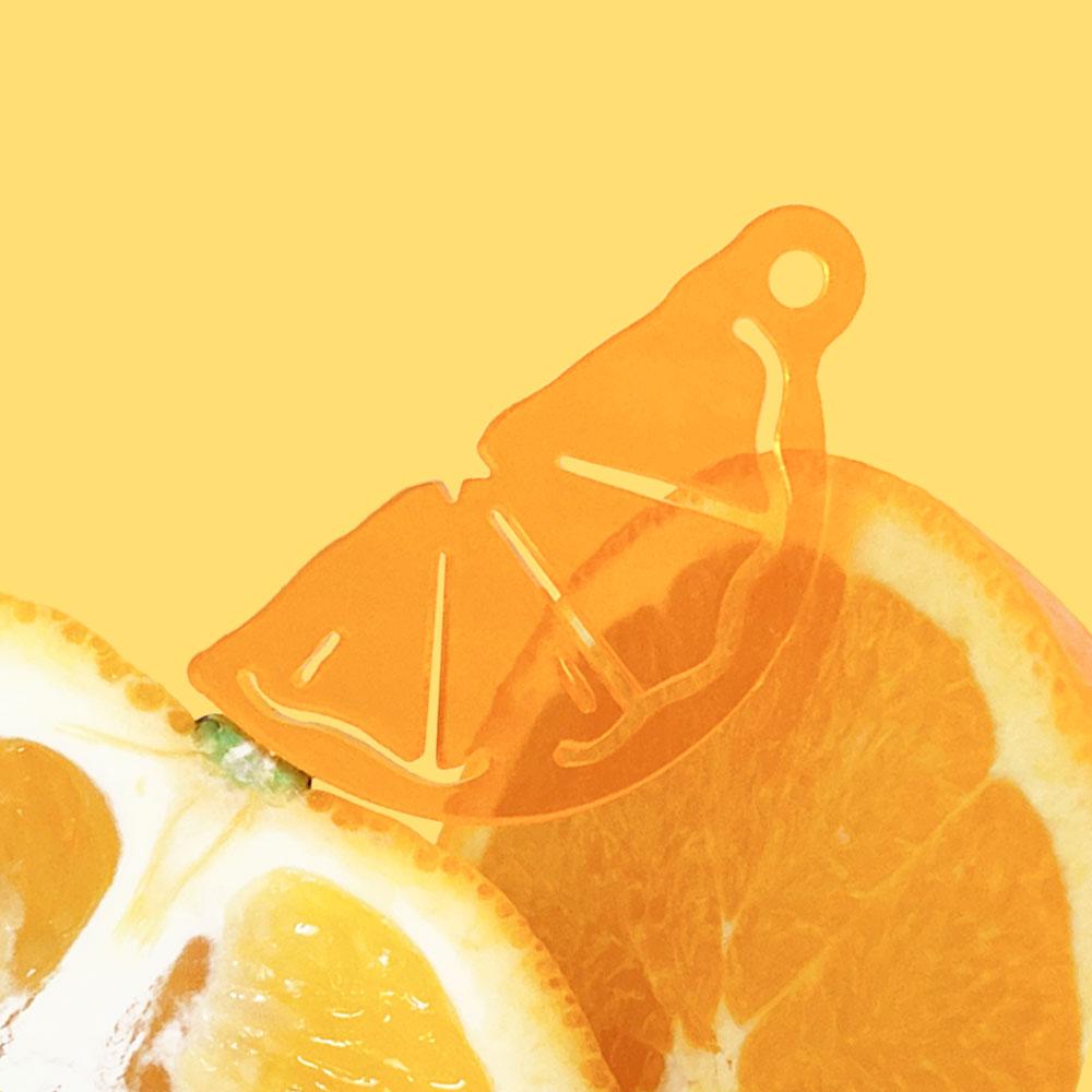 sunrise orange keyring