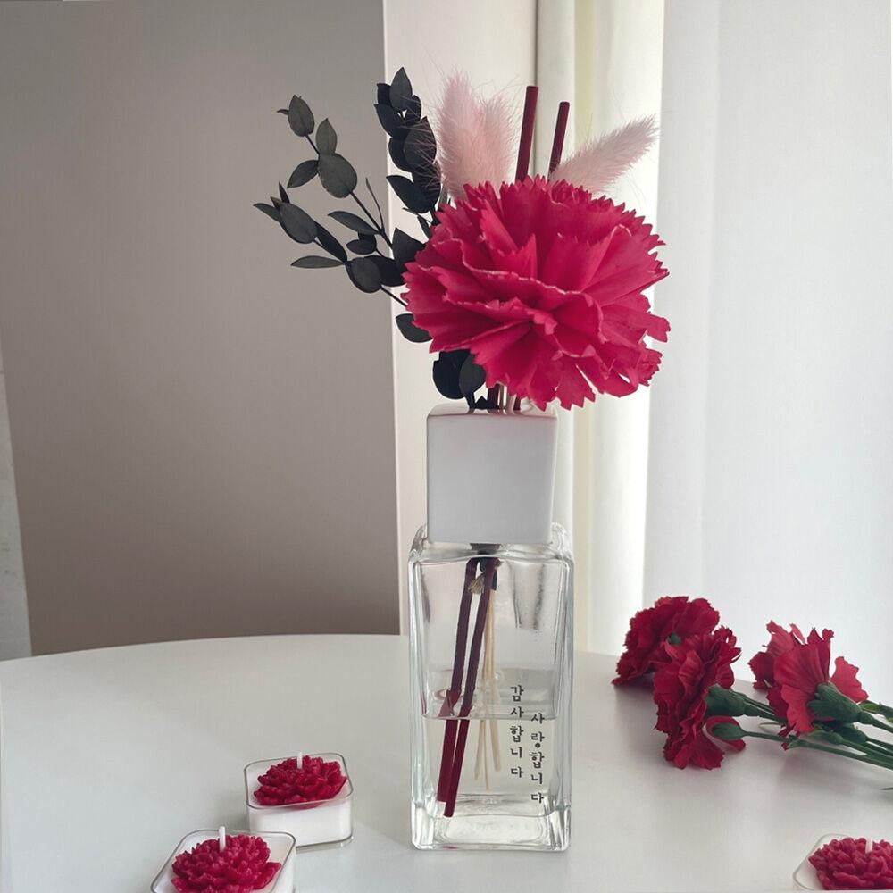 카네이션 디퓨저 레드스틱 화이트 디퓨저 220ml 어버이날 스승의날