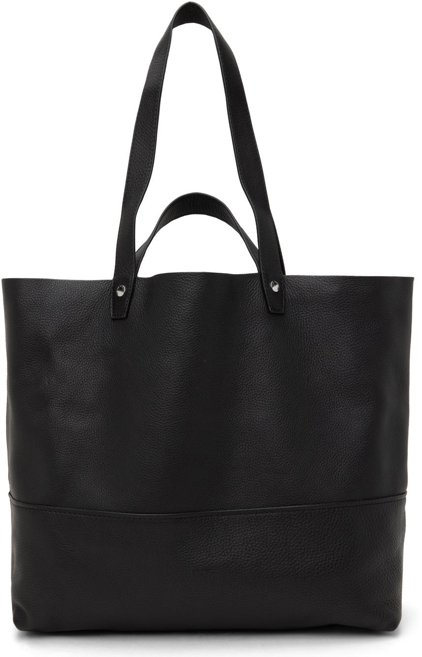 블랙 로건 토트백