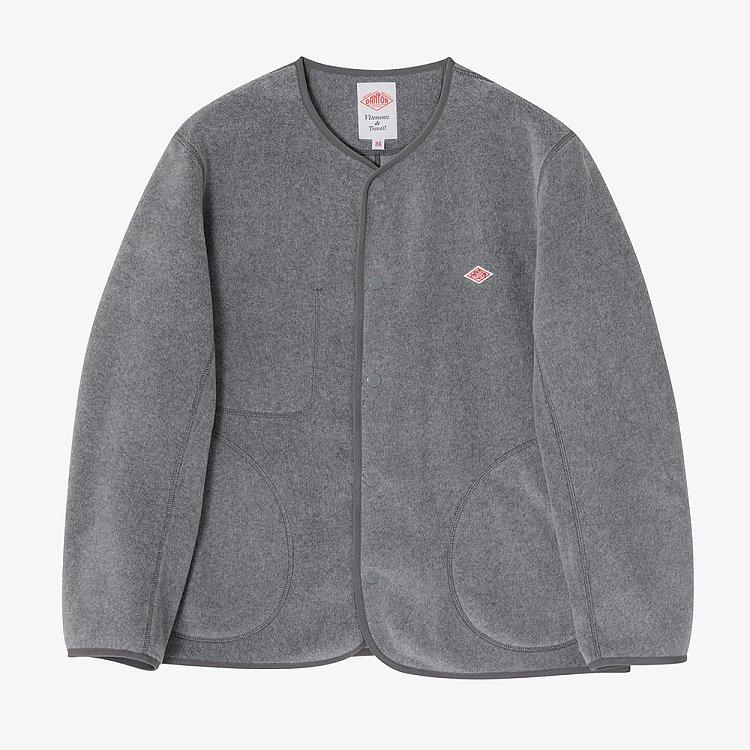 [본사정품] 플리스 칼라리스 자켓 (GRY) ADTF2338911-GRY