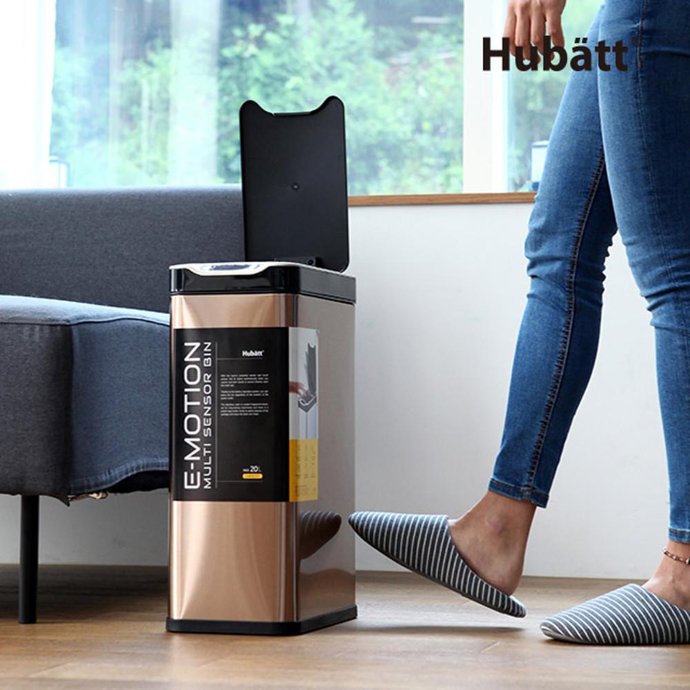 휴바트 스마트 자동센서휴지통 쓰레기통 종량제 20L