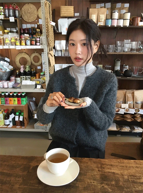 벨츠 니트 가디건 (2 color), 울 8%