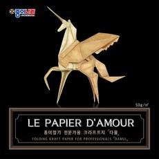 종이나라 전문가용 종이접기 50x50cm 크라프트지 다물 10색 20매