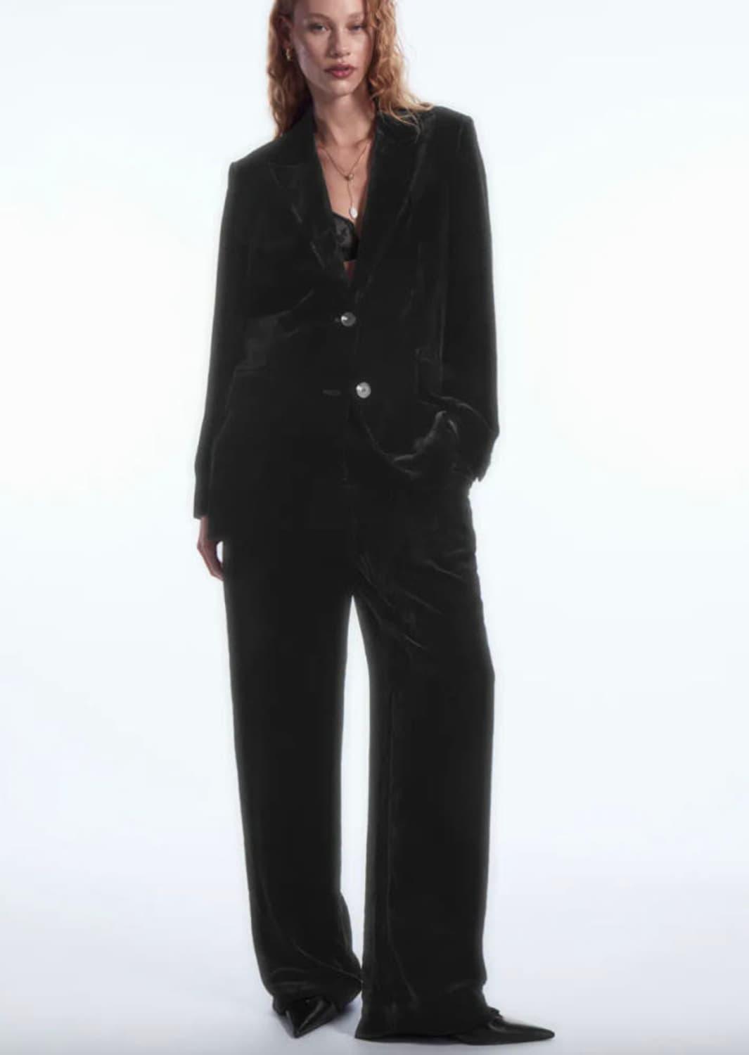 Cos 벨벳 블레이저 34 | 후루츠패밀리