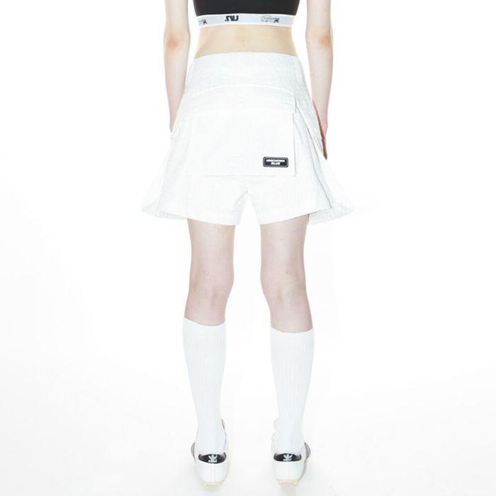 [UNKNOWN BLUE] Shooting Half Pants (White)