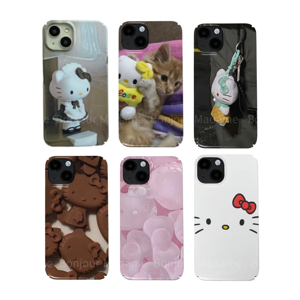 키치 키티 아이폰 케이스 12type