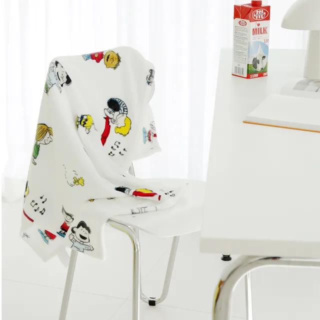 스누피 프렌즈 패턴담요 100x140 집순이 차박캠핑 차량용 학생 캐릭터 무릎 사무실