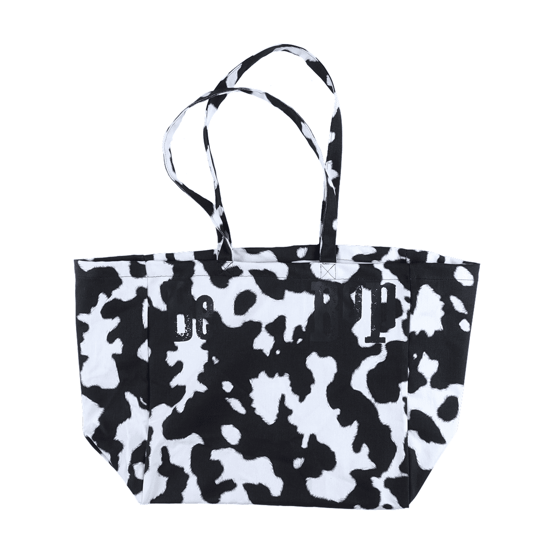 Be Bop Canvas Tote Bag Cow