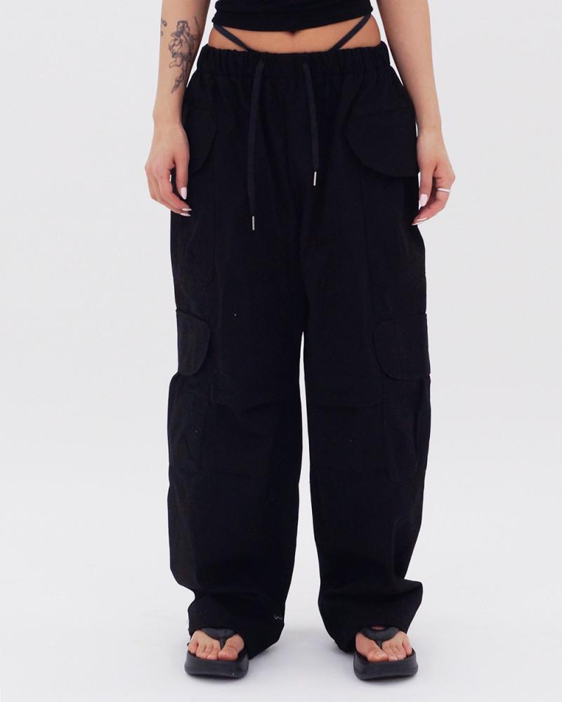 [남녀공용] 코튼 오버핏 파라슛 카고팬츠 조거핏