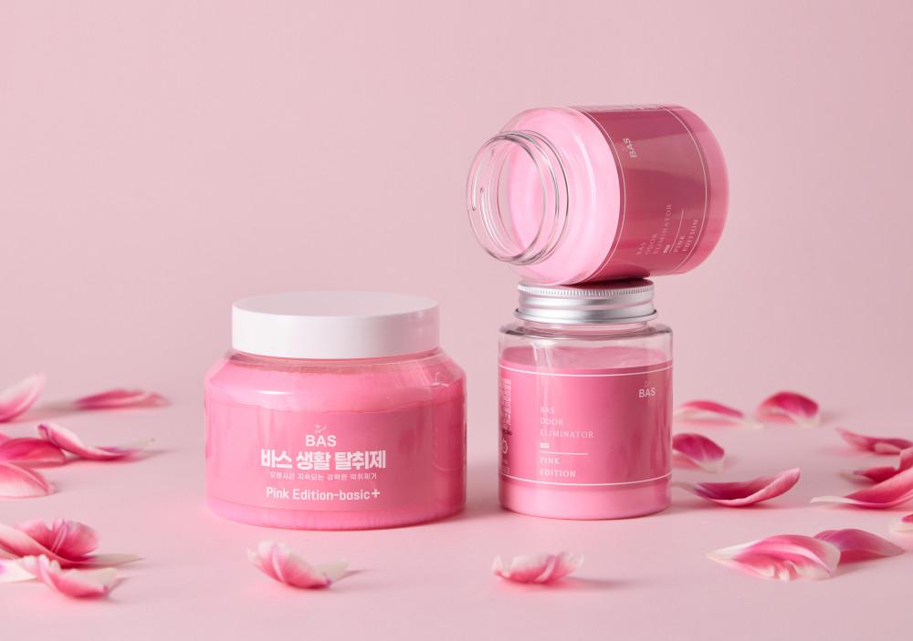 [드엘리사 공동구매] BAS 생활 탈취제 핑크에디션 베이직플러스 350g / 미니플러스 160g / 냉장고 탈취제 / 겔타입 탈취제 397g 오렌지