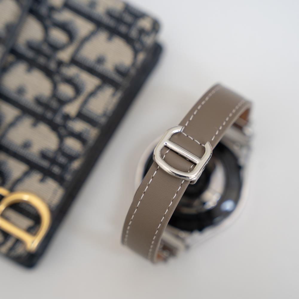 [당일출고/사은품] 갤럭시워치 D버클 슬림 레더 스트랩 여름 줄질 5 4 클래식