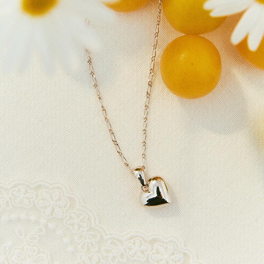 Heart Long Chain Necklace_VH2313NE009B