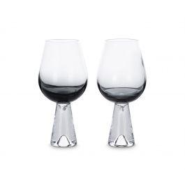 Tank Wine Glasses Black x2