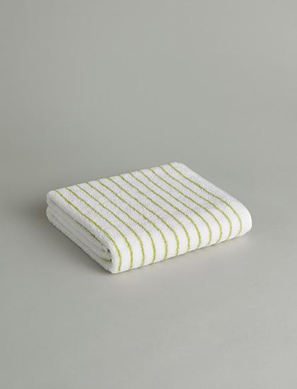 [에디션] 페이스 타월 - 페어그린 스트라이프 (1P)