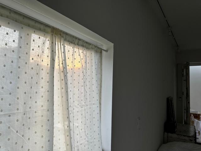 흰 눈 커튼