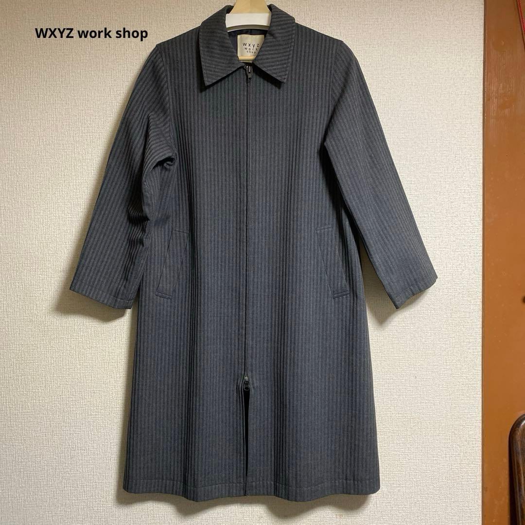 値下げですWXYZ work shopレディースストライプデザイン ロングコート