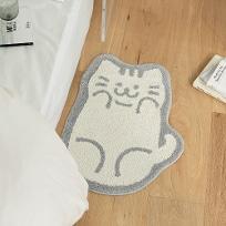 냥이 자카드 미니러그 발매트