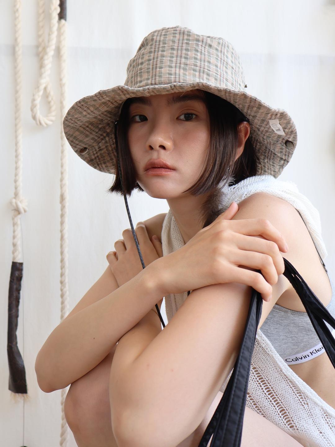 MONTE BUCKET HAT NATURE CHECK