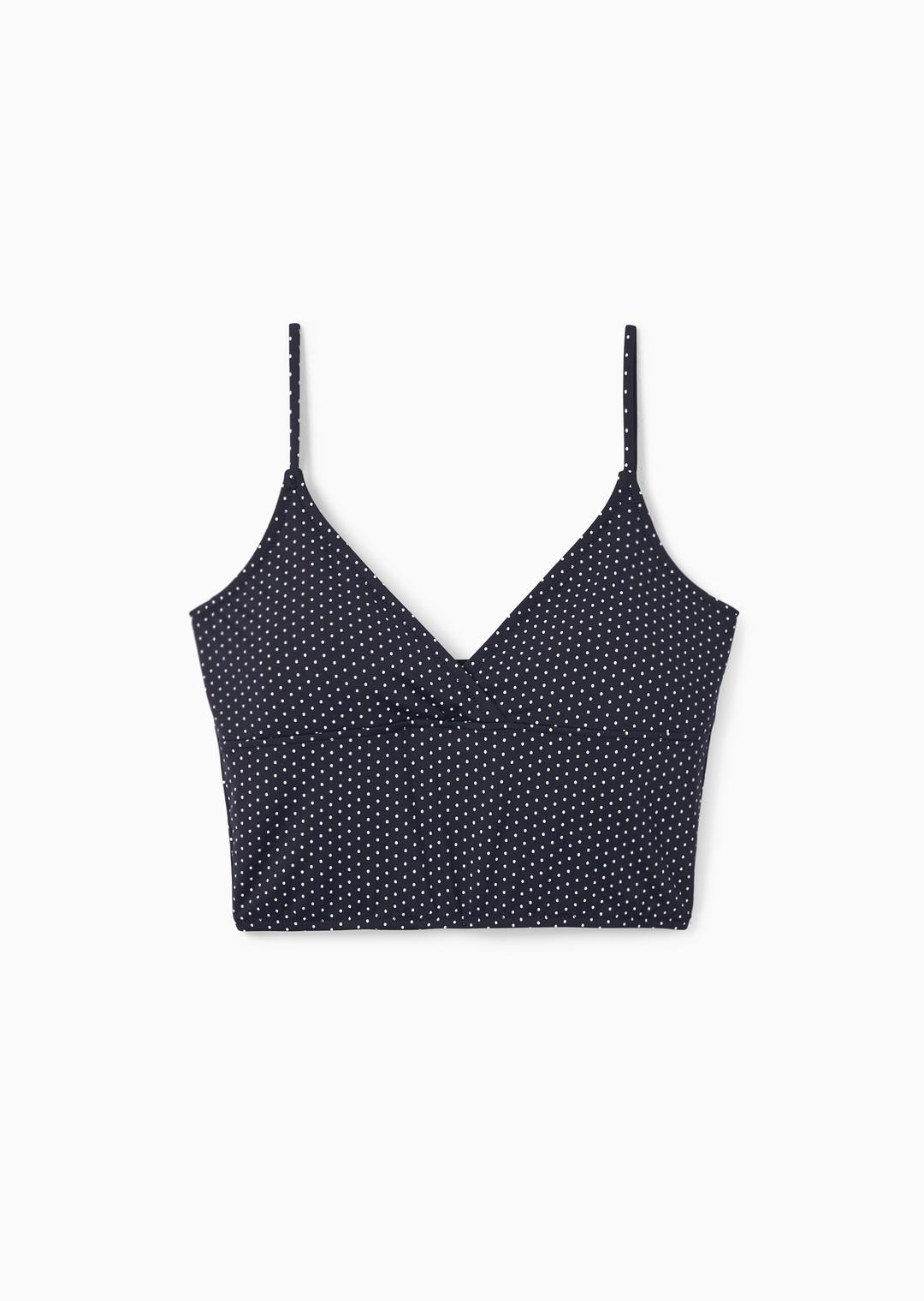DOT TANK TOP NAVY