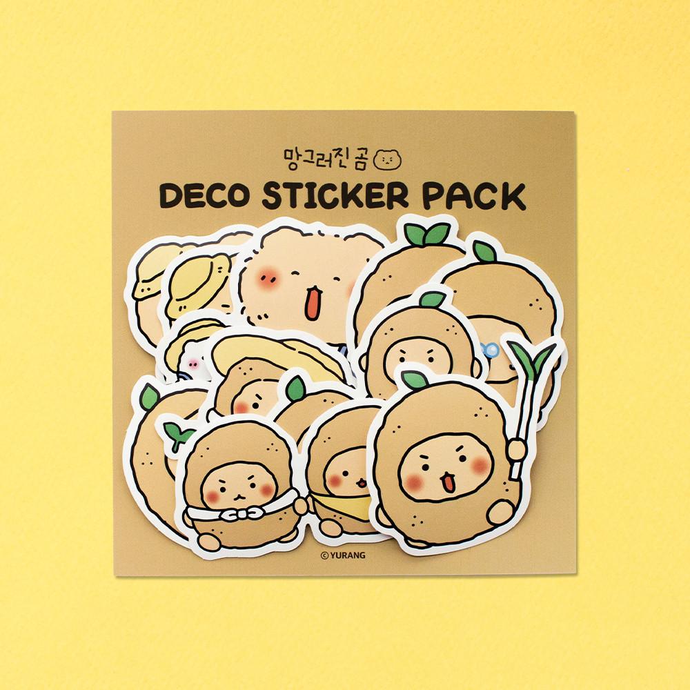 망그러진 곰 데코 스티커 팩 감자 망곰