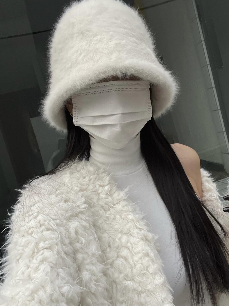 Furry Bucket Hat (2color)