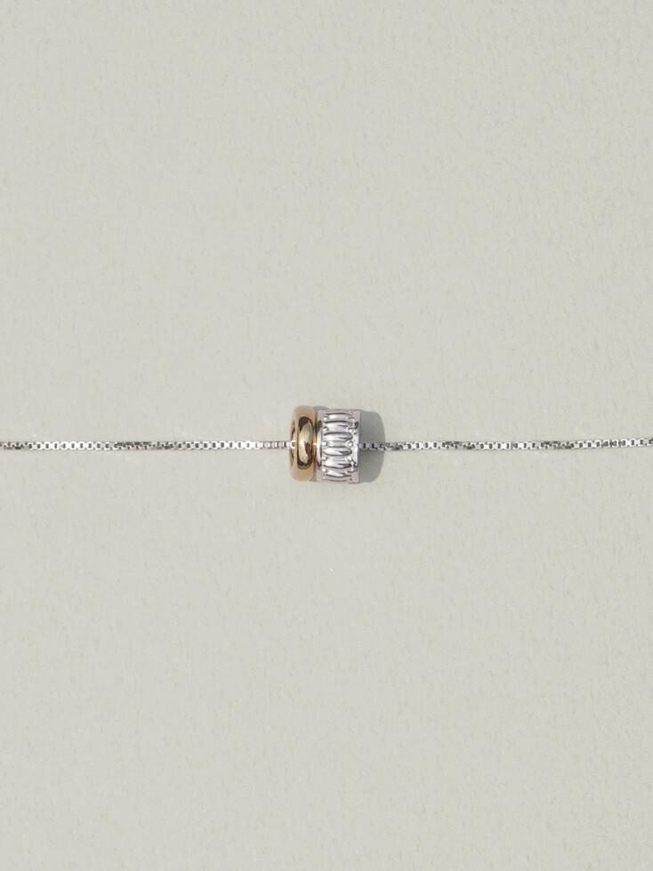 VERA ETERNITY NECKLACE (GOLD COMBI)