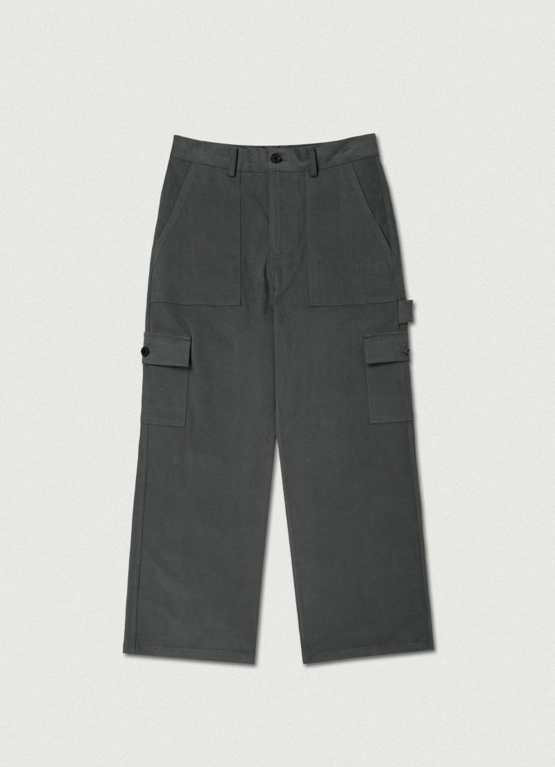 Cargo Peach Pants [deep gray]