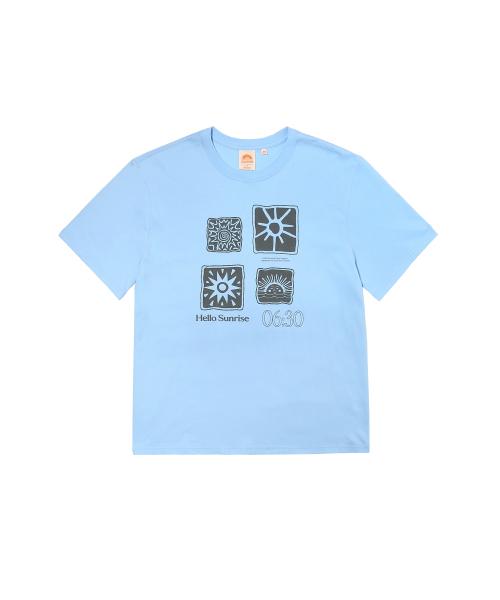 HS Sun Stamp Tee_Sky Blue