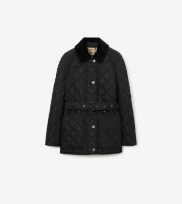 퀼팅 나일론 재킷 (블랙) - 여성, 나일론 | 공식 Burberry®