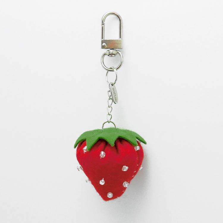 (소프트 키링) shining berry - red