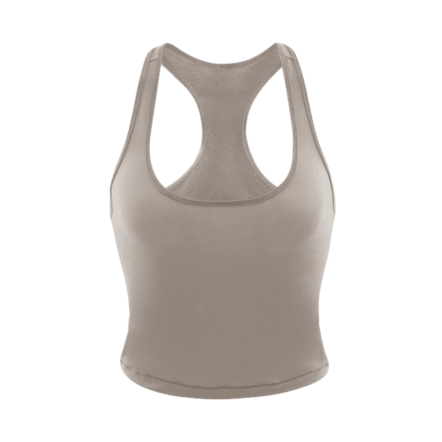 Lounge Racerback Tank Khaki