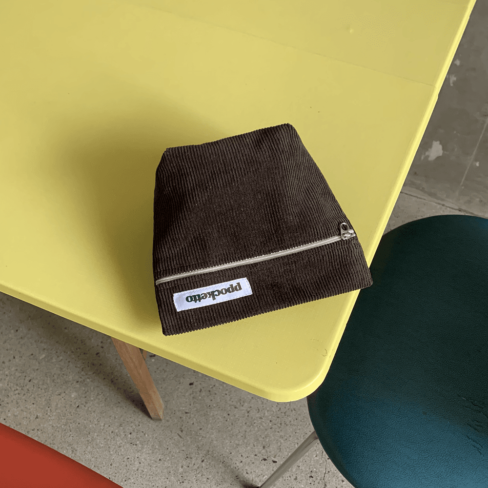 ppocketto basic pouch - brown 브라운
