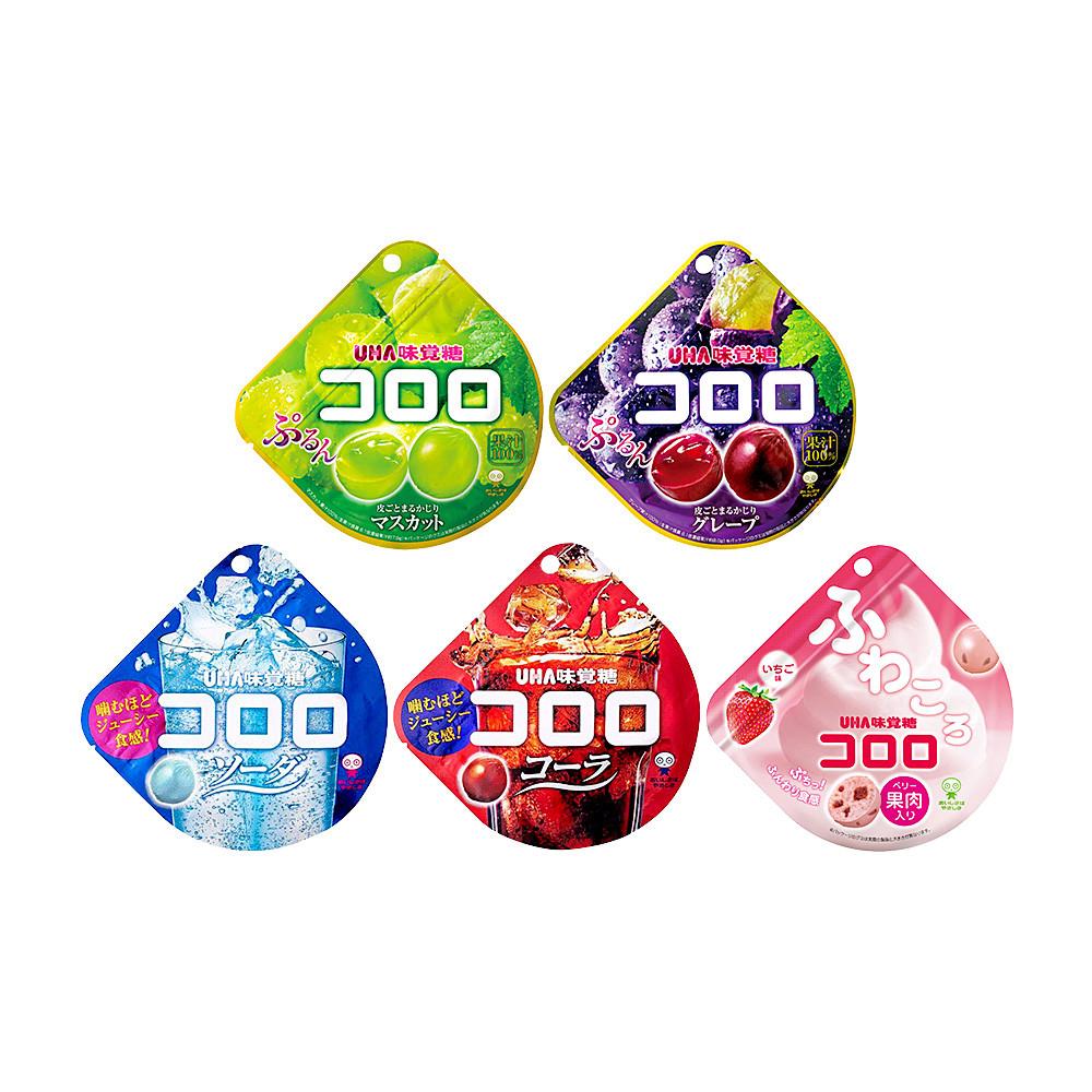 코로로 젤리 구미 4종 그레이프 머스캣 소다 콜라 딸기