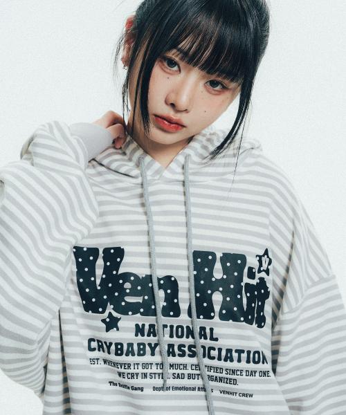 Dotie stripe 후드티