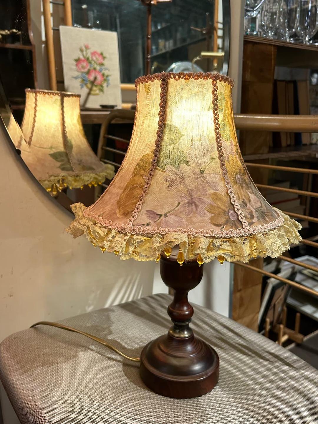 플라워 텍스처 패브릭 쉐이드 램프 | 후루츠패밀리