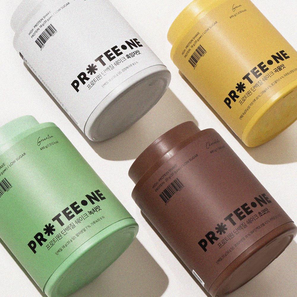 프로티원 단백질 쉐이크 4통 다이어트 식사대용 프로틴 보충제 파우더 한끼 맛있는