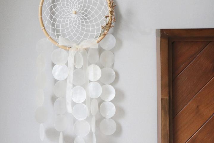 행운을 부르는 드림캐쳐 자개모빌 아이방꾸미기