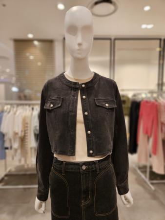 이런 상품 어때요? 노카라 크롭 데님 자켓 (L2F35DJK010) / 르샵