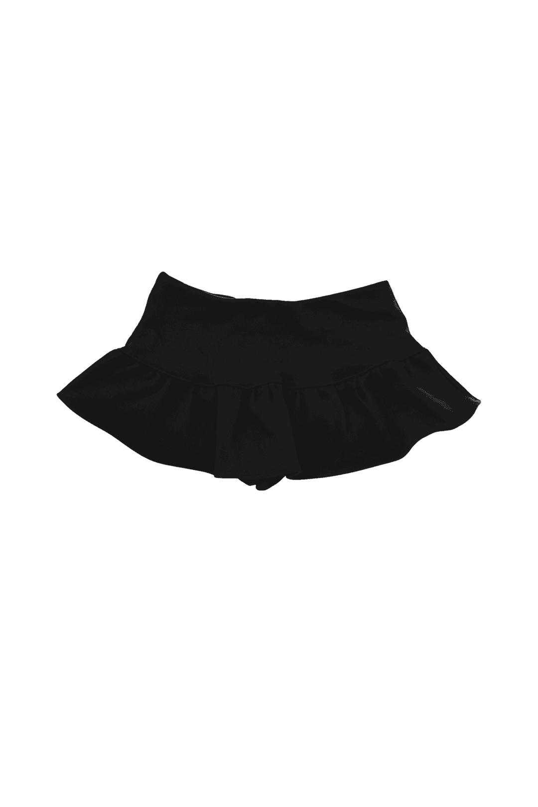 [Pink lily house] Frill mini skrit (3color) (Black)