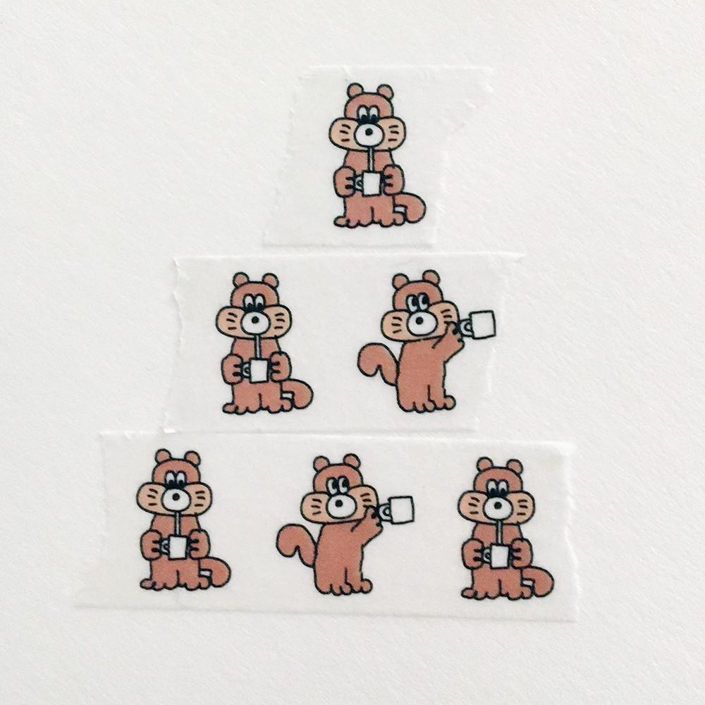 스쿠티 마스킹 테이프 - 커피타임