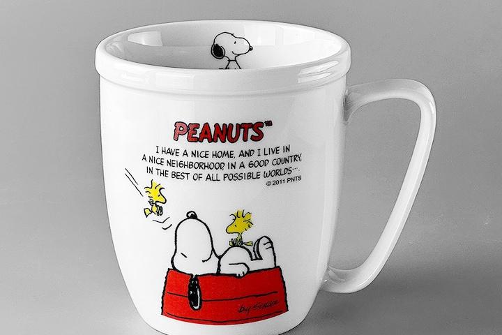피너츠 하우스 머그컵 스누피520ml 머그컵브랜드