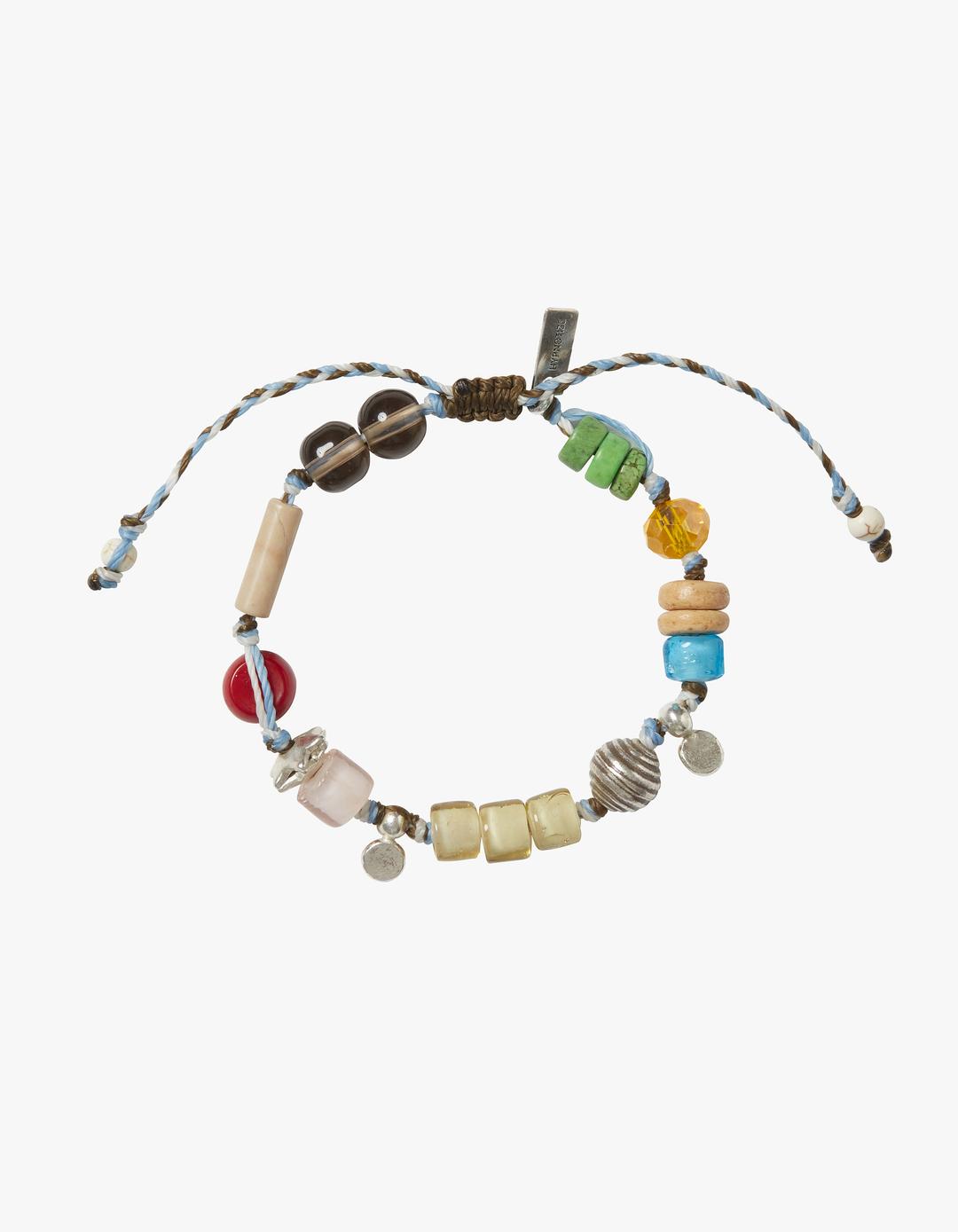 NOMADIC BEADS BRACELET_ KHAKI