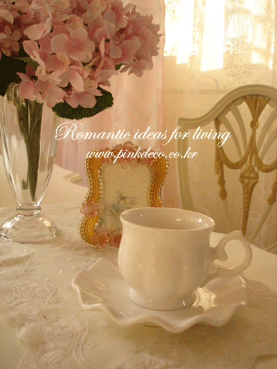 사랑스런 웨이브 티컵앤 소서-재입고