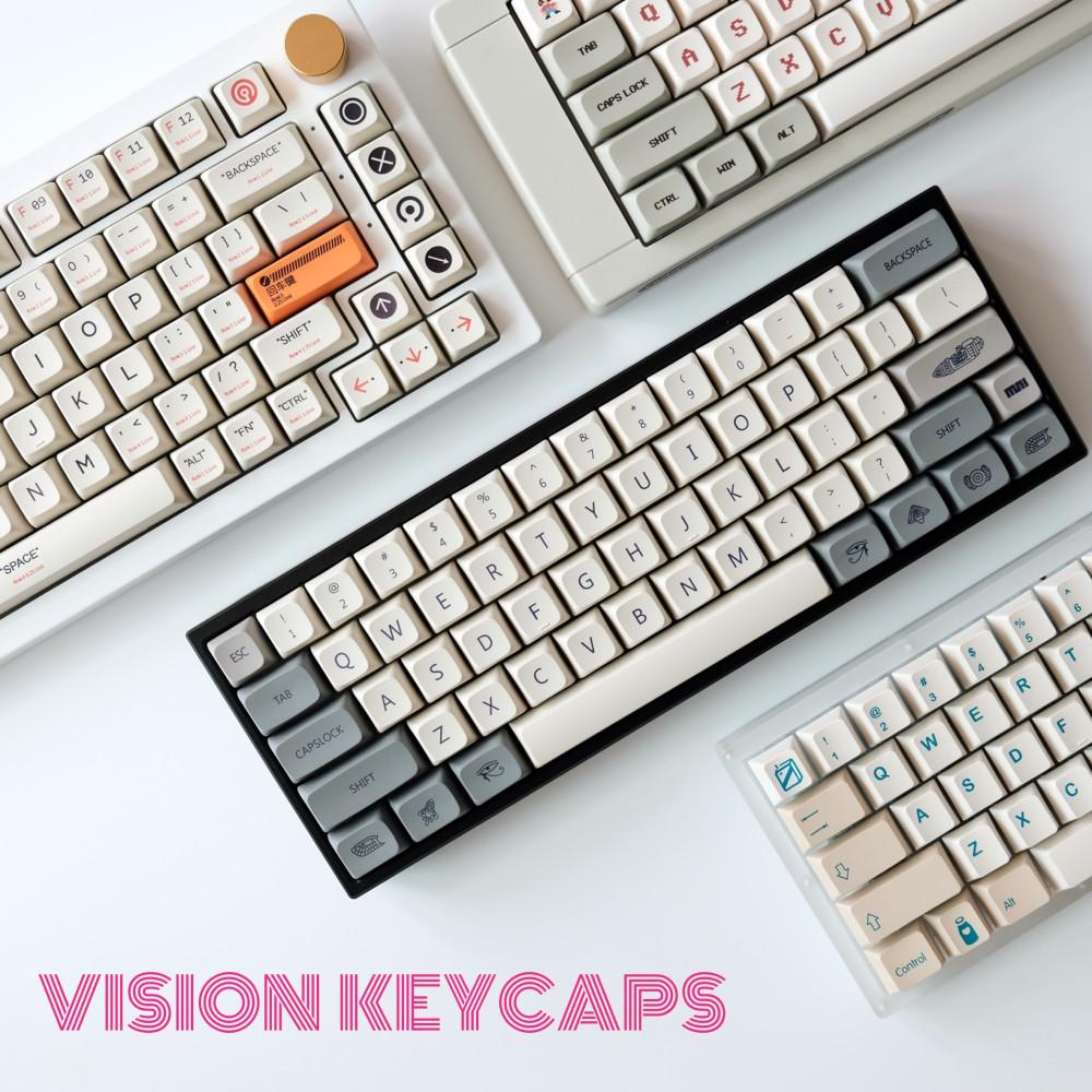 비전 크레타 키캡 PBT 염료승화 130키 XDA 한무무 키크론 콕스 해커