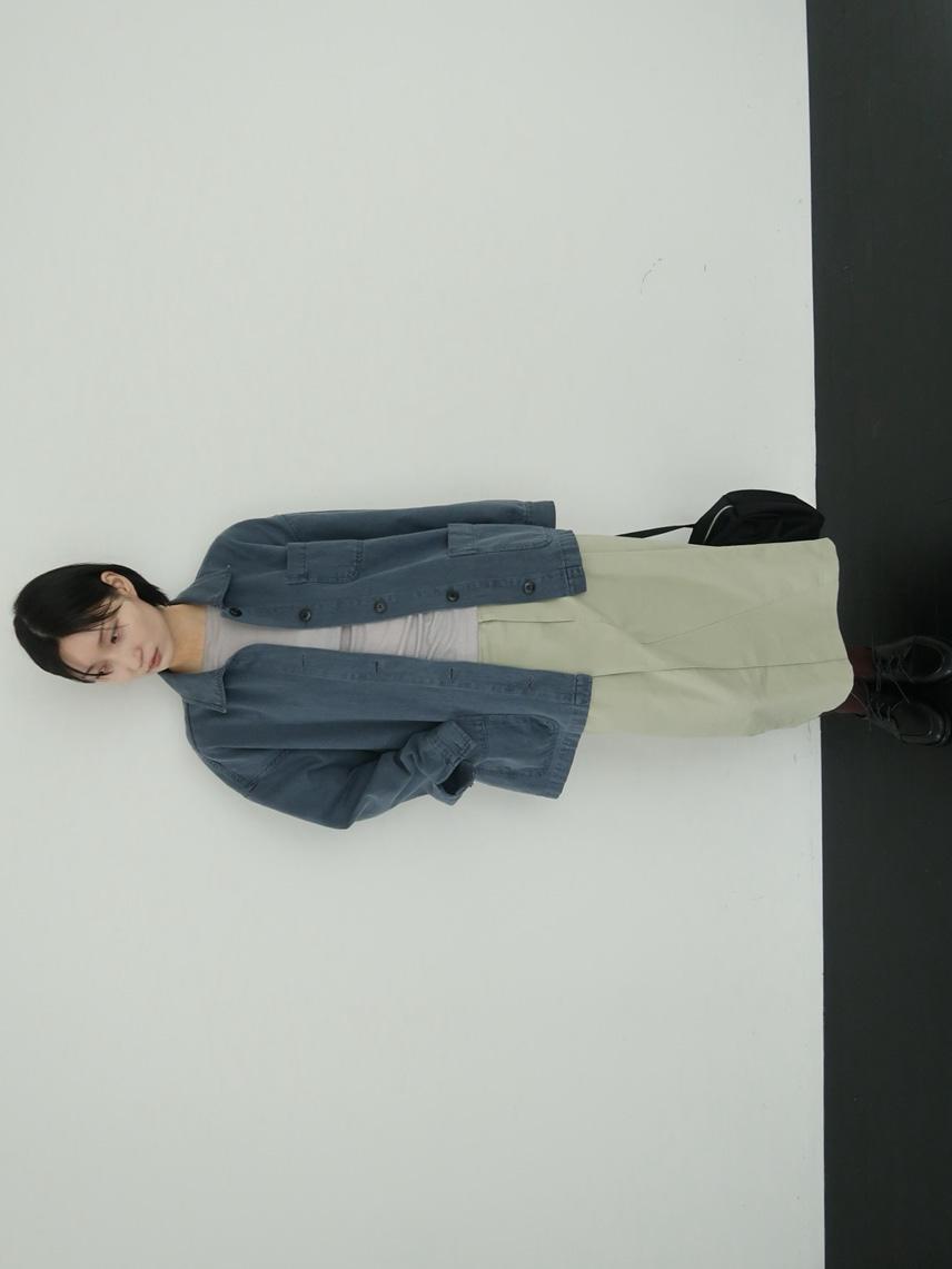 410 / WASHING BLUE SHIRT JACKET