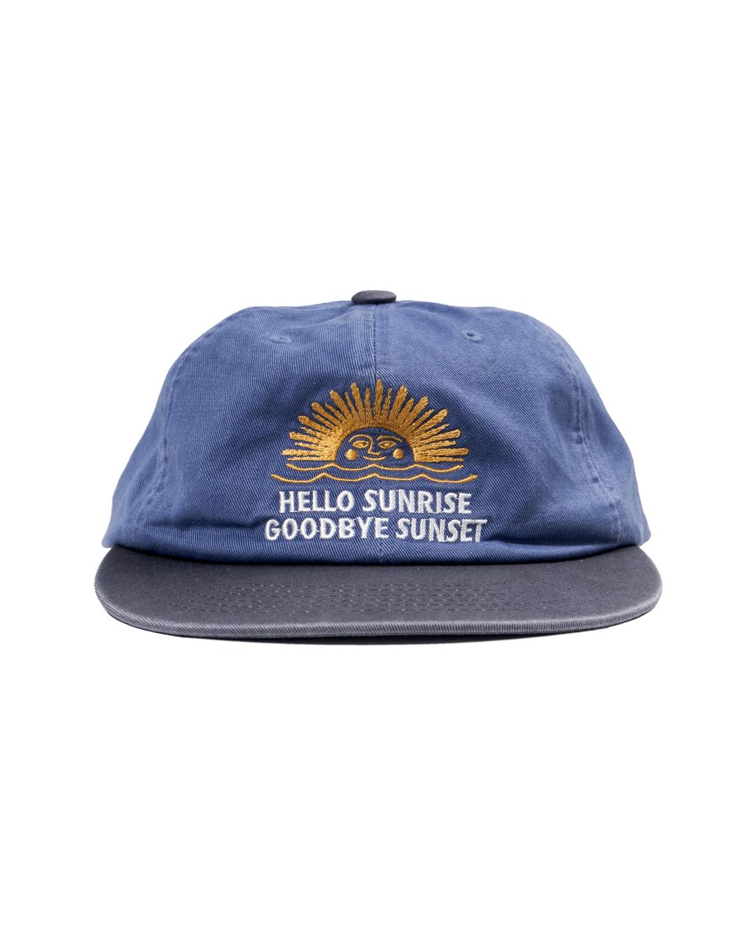 90s Logo 6Panel Cap_Ocean Blue & Dark Gray